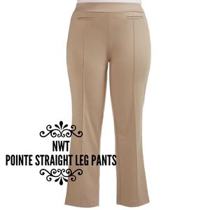 NWT-Stretchy Pull On Khaki Dress Pants 26/28